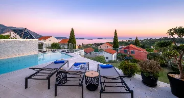 Contemporary Villa with Heated Pool in Mlini