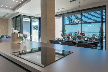 Contemporary Villa with Heated Pool in Mlini