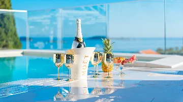 Contemporary Villa with Heated Pool in Mlini