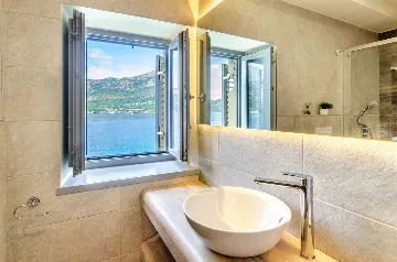 Seaside Family Villa with Pool in Korčula