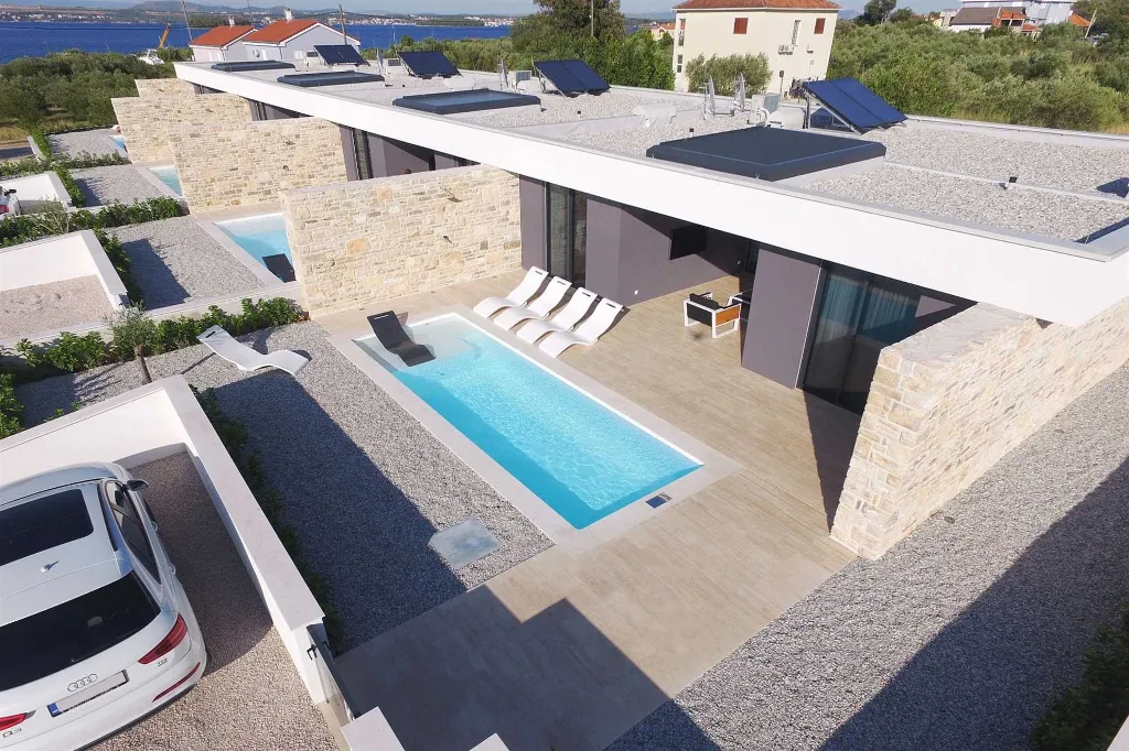 Modern Island Villa with Pool in Kraj