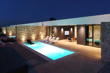 Modern Island Villa with Pool in Kraj
