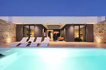 Modern Island Villa with Pool in Kraj