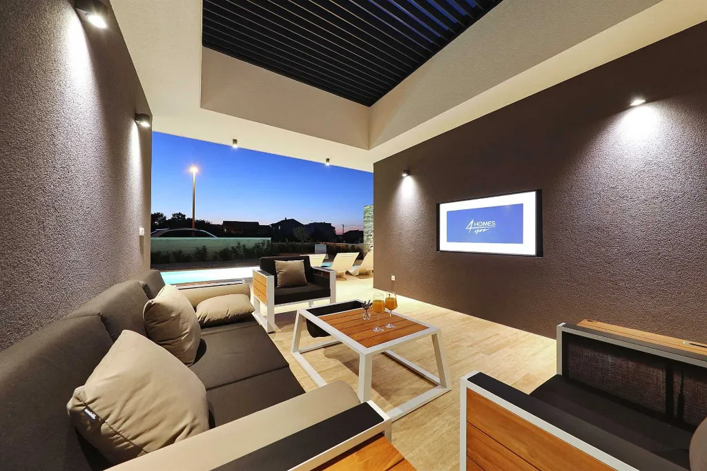 Modern Island Villa with Pool in Kraj
