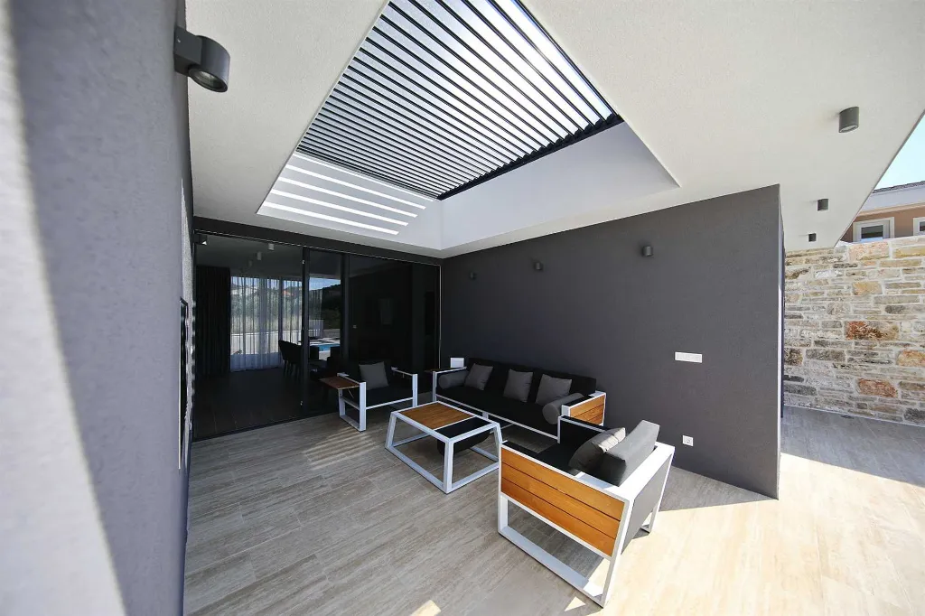 Modern Island Villa with Pool in Kraj