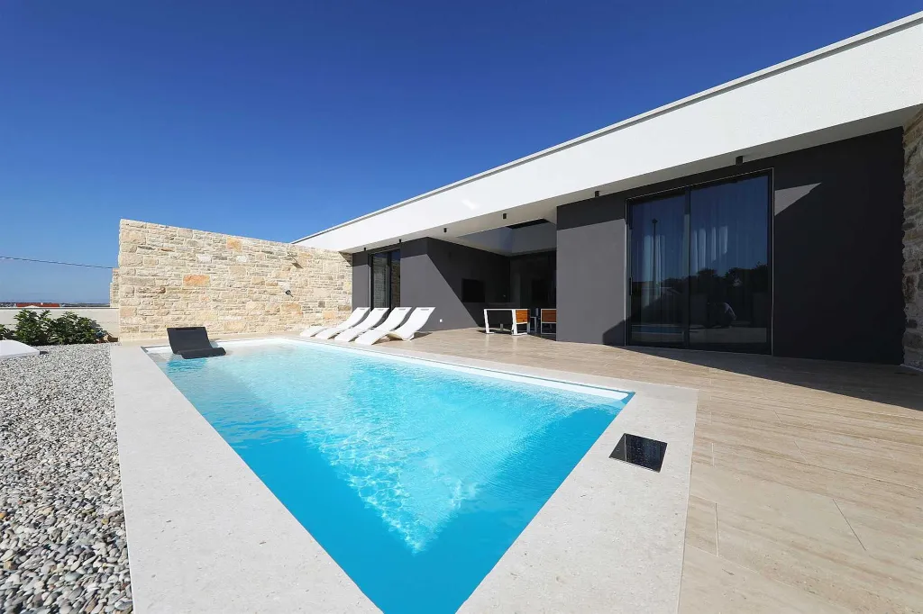 Modern Island Villa with Pool in Kraj