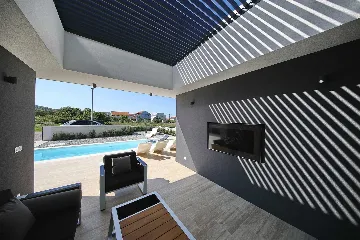 Modern Poolside Villa Stay in Kraj, Croatia