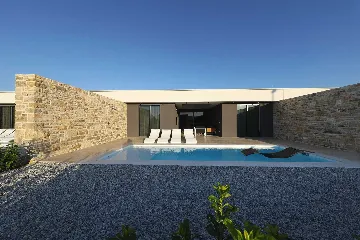 Modern Poolside Villa Stay in Kraj, Croatia