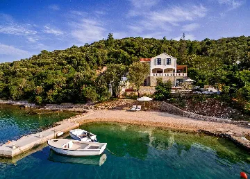 Modern 4-Bedroom Seaside Villa Žrnovo with Pool