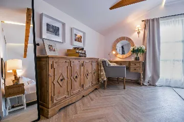 Modern 4-Bedroom Seaside Villa Žrnovo with Pool