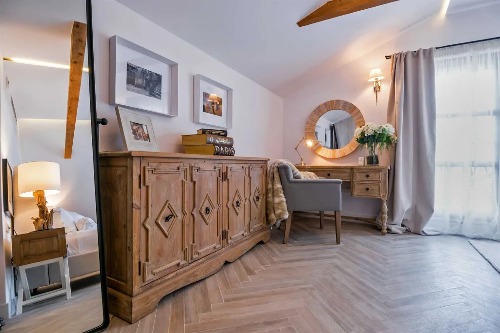 Modern 4-Bedroom Seaside Villa Žrnovo with Pool