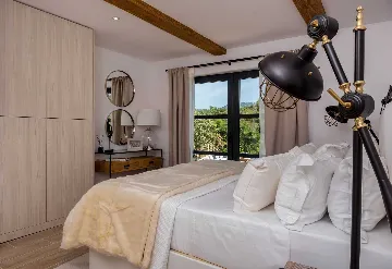 Modern 4-Bedroom Seaside Villa Žrnovo with Pool