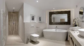 Modern 4-Bedroom Seaside Villa Žrnovo with Pool