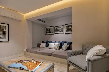 Modern 4-Bedroom Seaside Villa Žrnovo with Pool