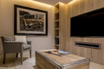 Modern 4-Bedroom Seaside Villa Žrnovo with Pool