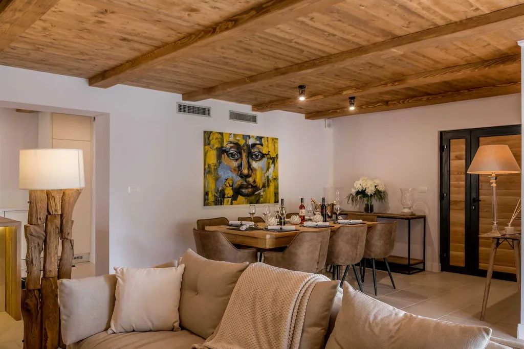 Modern 4-Bedroom Seaside Villa Žrnovo with Pool
