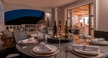 Modern 4-Bedroom Seaside Villa Žrnovo with Pool