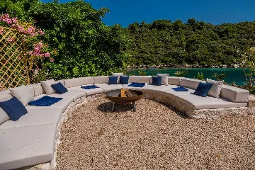 Modern 4-Bedroom Seaside Villa Žrnovo with Pool