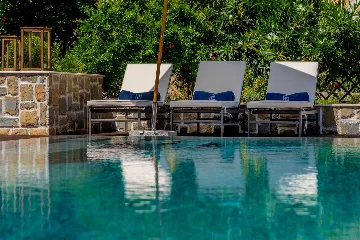 Modern 4-Bedroom Seaside Villa Žrnovo with Pool