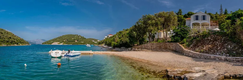 Modern 4-Bedroom Seaside Villa Žrnovo with Pool