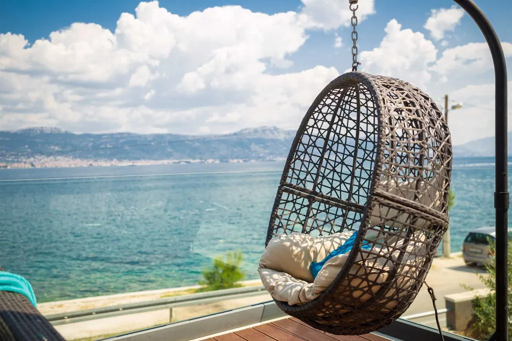 Modern Seaside Villa with Pool in Arbanija
