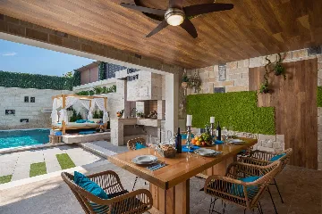 Modern Seaside Villa with Pool in Arbanija