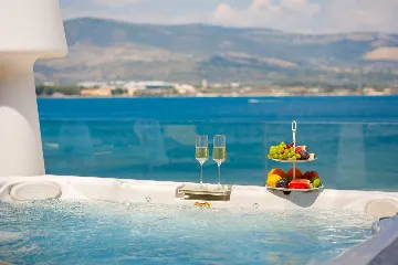 Modern Seaside Villa with Pool in Arbanija