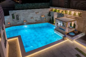 Modern Seaside Villa with Pool in Arbanija