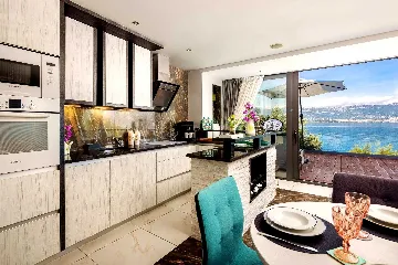 Modern Seaside Villa with Pool in Arbanija