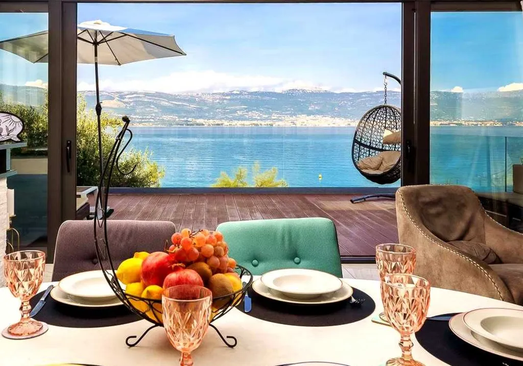 Modern Seaside Villa with Pool in Arbanija