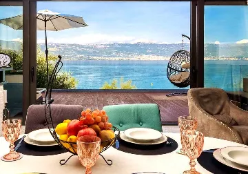 Modern Seaside Villa with Pool in Arbanija