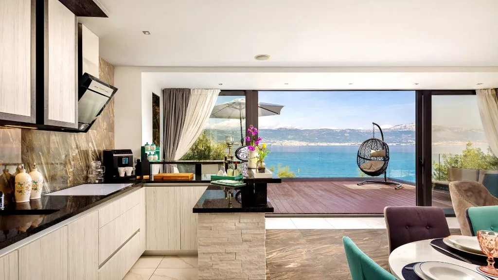 Modern Seaside Villa with Pool in Arbanija
