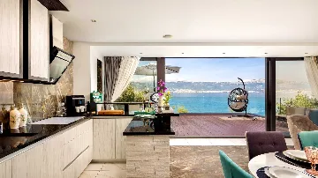 Modern Seaside Villa with Pool in Arbanija