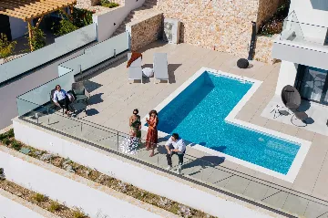 Contemporary Seaside Villa with Heated Pool in Vinišće