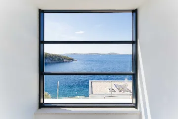 Contemporary Seaside Villa with Heated Pool in Vinišće