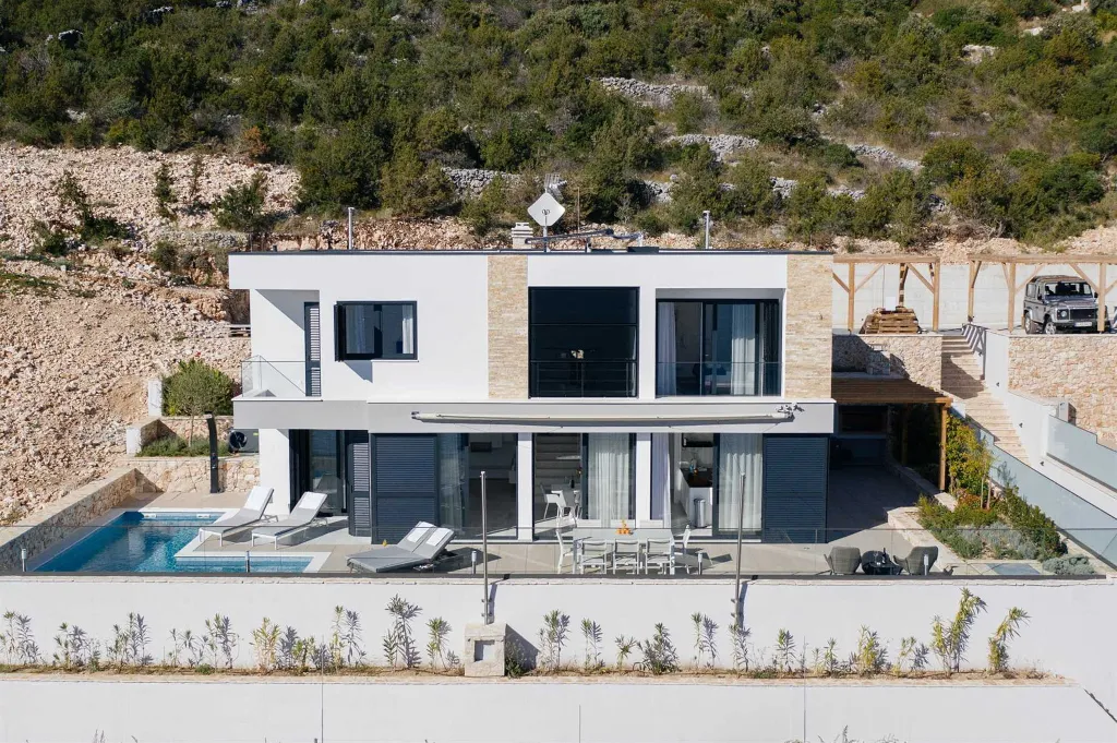Contemporary Seaside Villa With Heated Pool, Vinišće