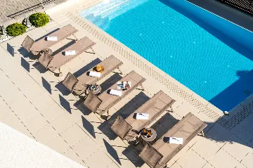 Seaside Retreat Villa with Pool in Kaštel Štafilić