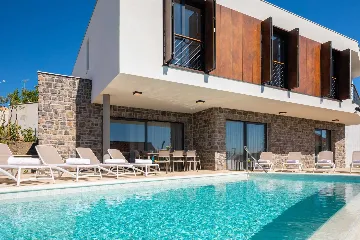 Modern Seaview Villa with Pool in Primošten