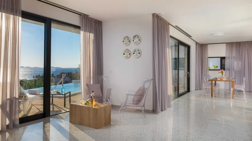 Modern Seaview Villa with Pool in Primošten