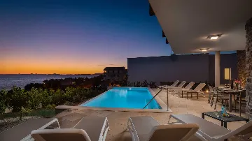 Modern Seaview Villa with Pool in Primošten