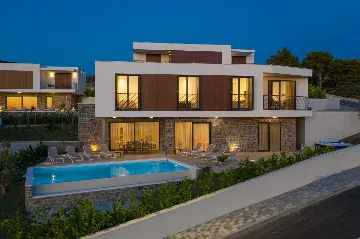 Modern Seaview Villa with Pool in Primošten