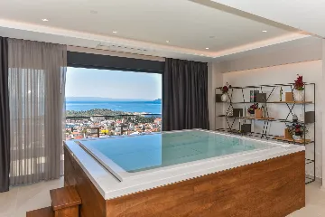 Contemporary Villa Retreat with Infinity Pool Makarska