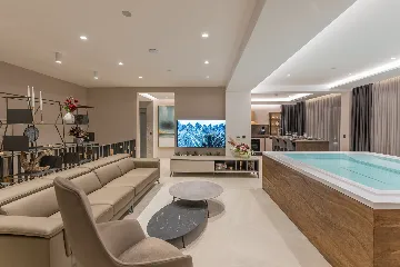 Contemporary Villa Retreat with Infinity Pool Makarska