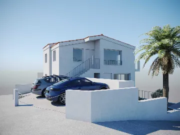 Modern Seaside Villa with Heated Pool in Rogoznica