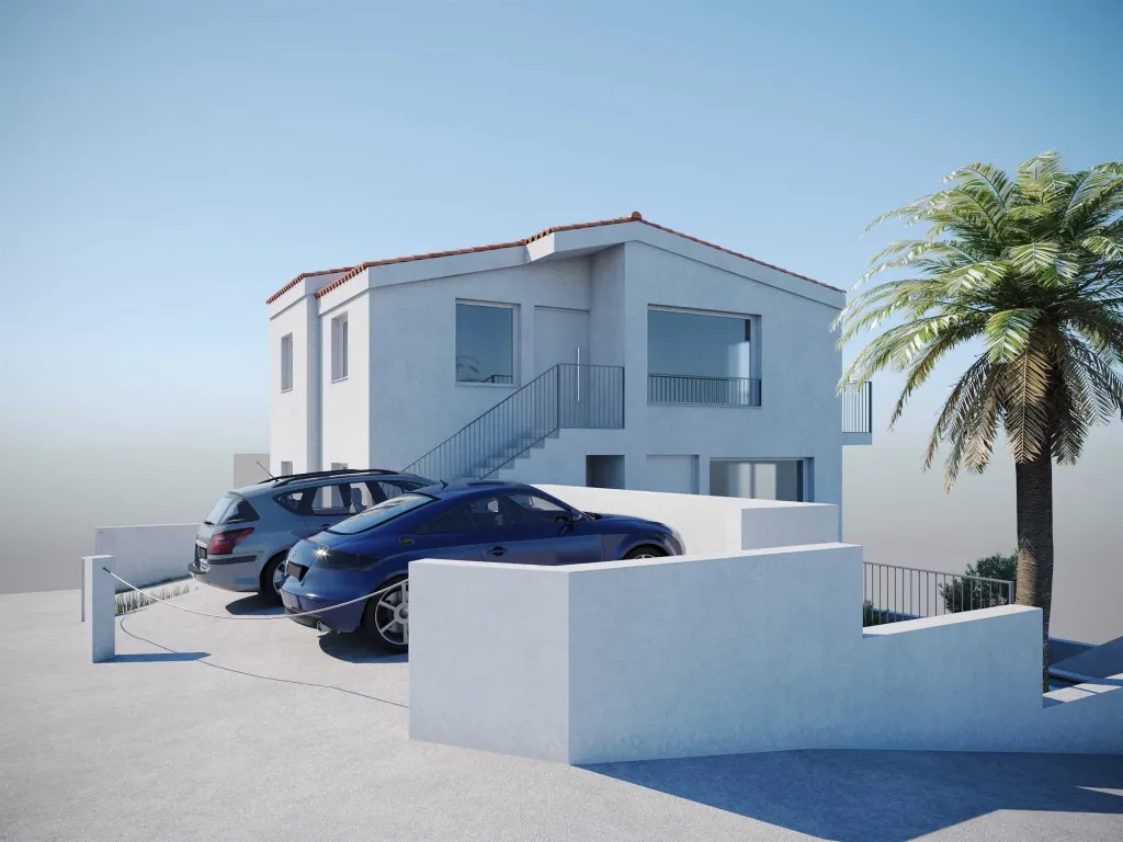 Modern Seaside Villa with Heated Pool in Rogoznica