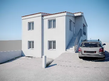 Modern Seaside Villa with Heated Pool in Rogoznica