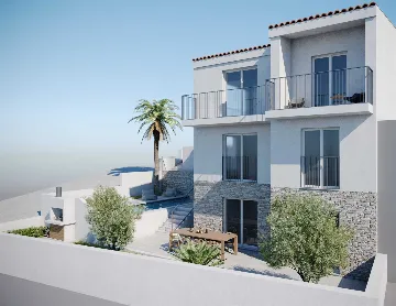 Modern Seaside Villa with Heated Pool in Rogoznica