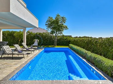 Modern Family Villa with Private Pool in Novalja