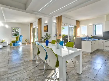 Modern Family Villa with Private Pool in Novalja