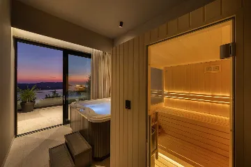 Grand Twin Villa Retreat with Pools in Orašac, Dubrovnik